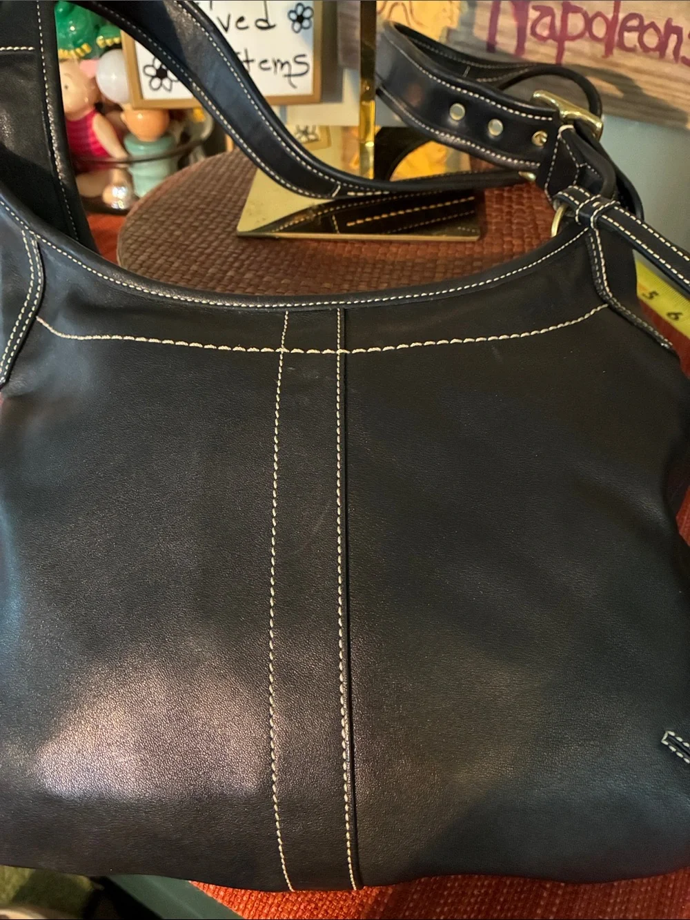Coach Ergo HOBO Black Leather shoulder bag - Vintage 2006